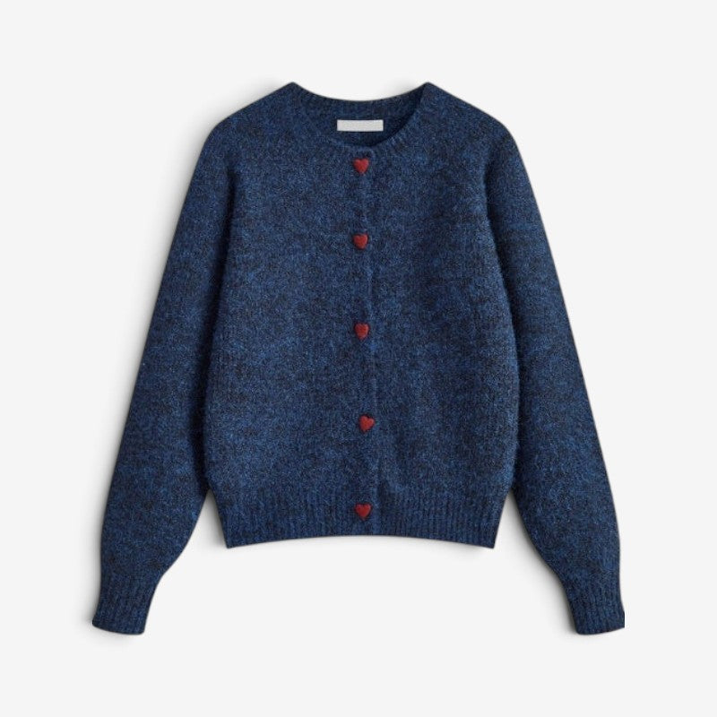 Women's Long Sleeve Button-Up Cardigan