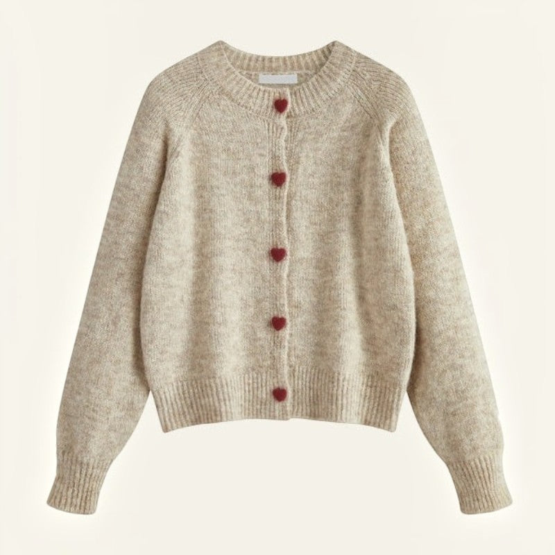Women's Long Sleeve Button-Up Cardigan