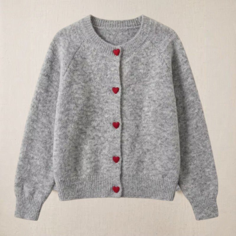Women's Long Sleeve Button-Up Cardigan