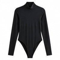 Women's Long Sleeve Turtleneck Bodysuit