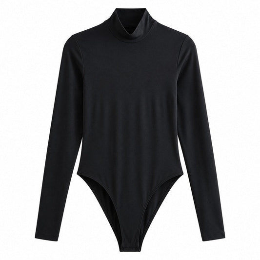 Women's Long Sleeve Turtleneck Bodysuit