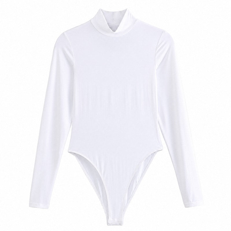 Women's Long Sleeve Turtleneck Bodysuit