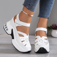 Women's Orthopedic Cushioned Platform Closed-Toe Sandals