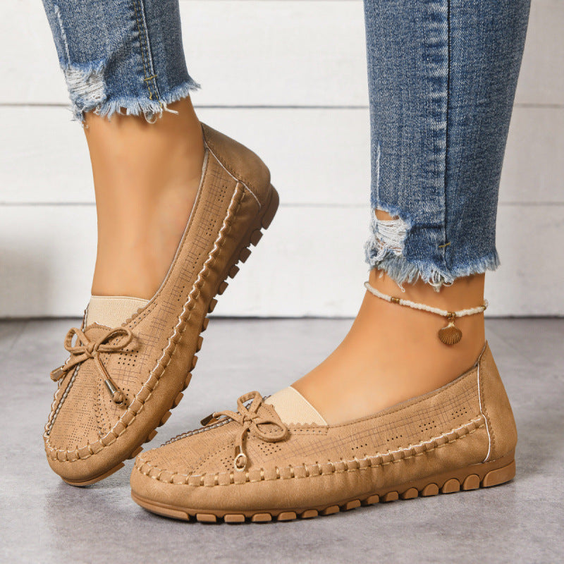 Women's Orthopedic Wide Fit Slip-On Loafers with Cushioned Comfort