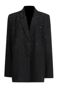 Women's Oversized Sparkle-Detail Blazer - Dianne