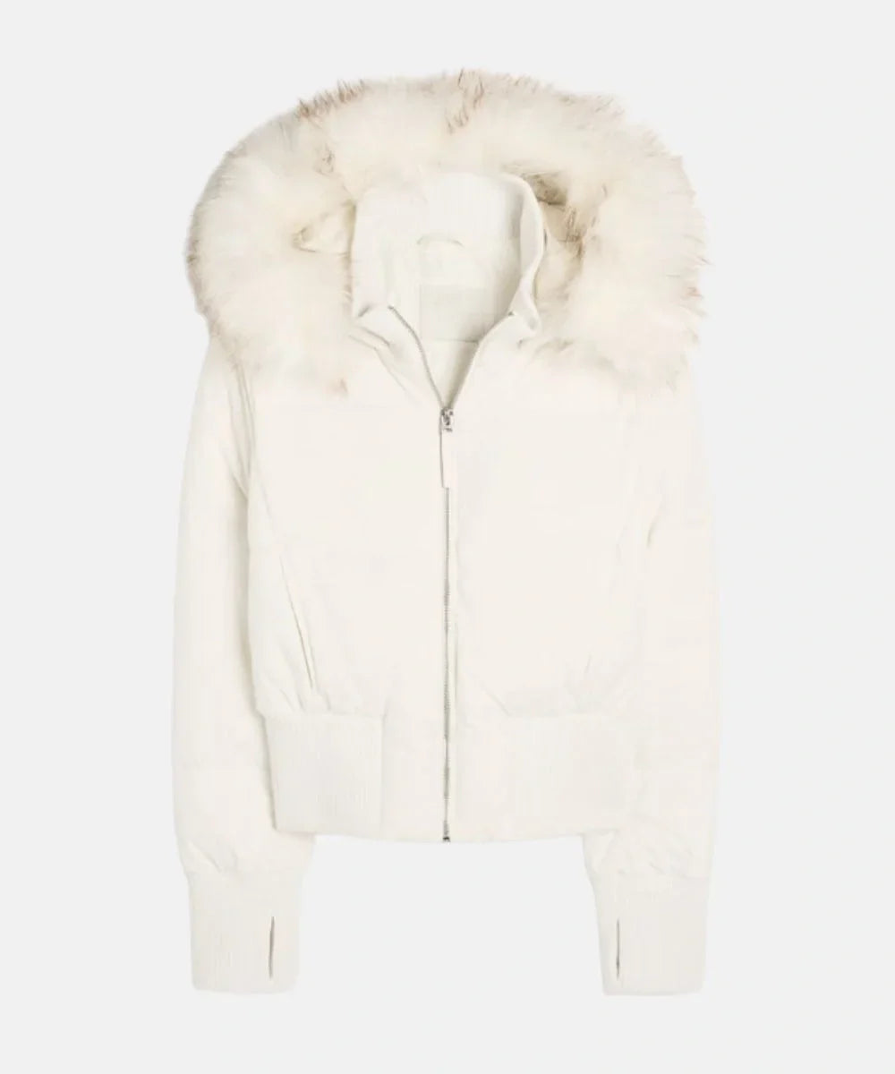Women's Quilted Winter Jacket with Warm & Removable Hood | Davy