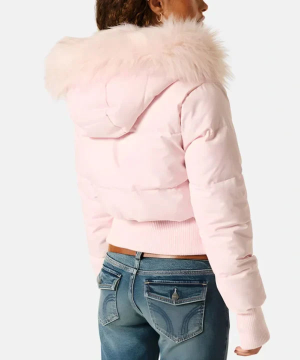 Women's Quilted Winter Jacket with Warm & Removable Hood | Davy