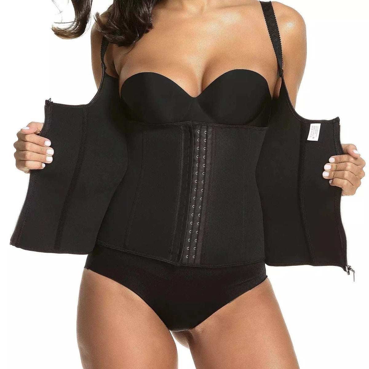 Women's Shapewear Corset Top | Stretch Nylon & Elastane | Seamless Look with Light to Moderate Compression