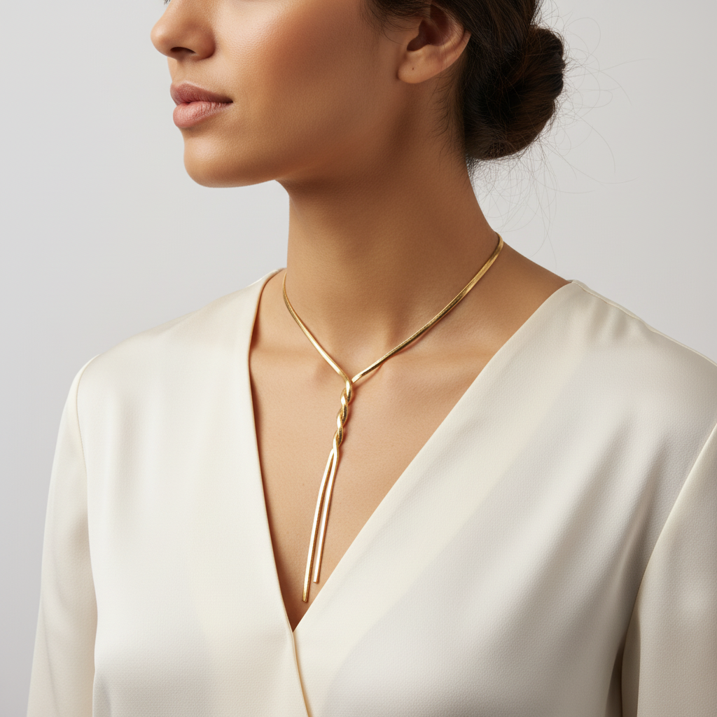 Collier chaîne serpent pour femme