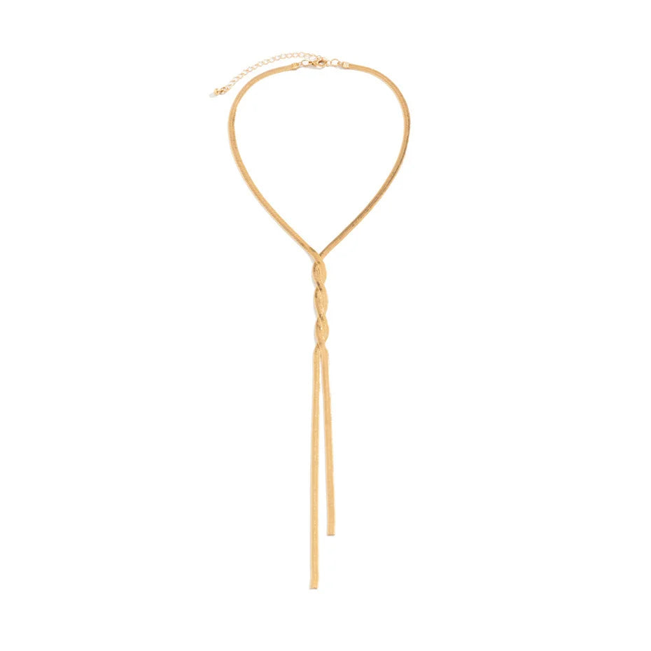 Collier chaîne serpent pour femme