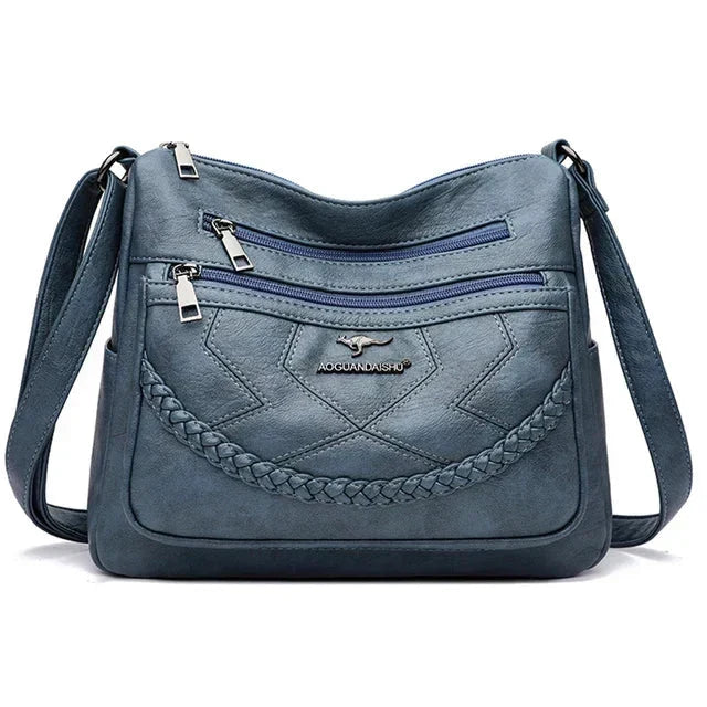 Women's Soft Leather Shoulder Bag