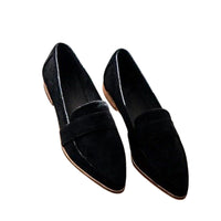 Mocasines de ante para mujer