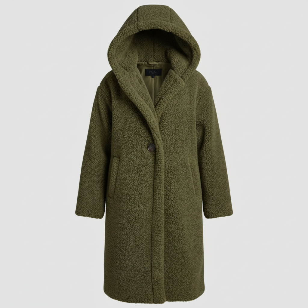 Women's Teddy Coat with Hood | Davy Fashion