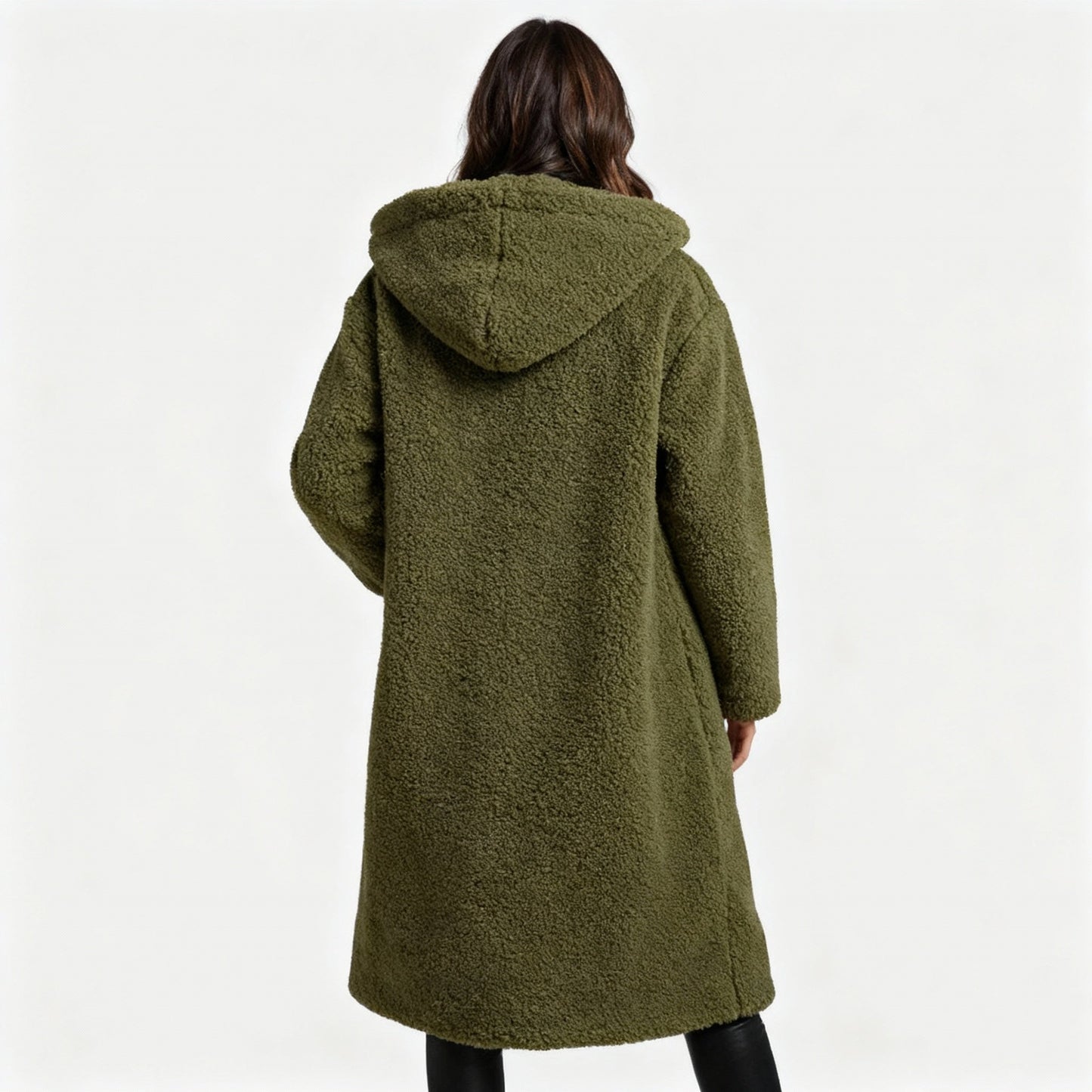 Women's Teddy Coat with Hood | Davy Fashion