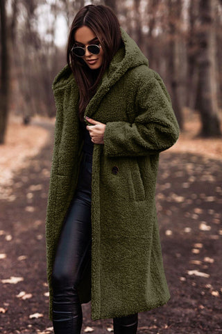 Women's Teddy Coat with Hood | Davy Fashion