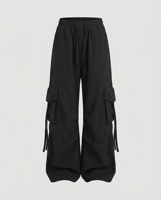 Women's Urban Drop-Crotch Baggy Cargo Pants with Pockets