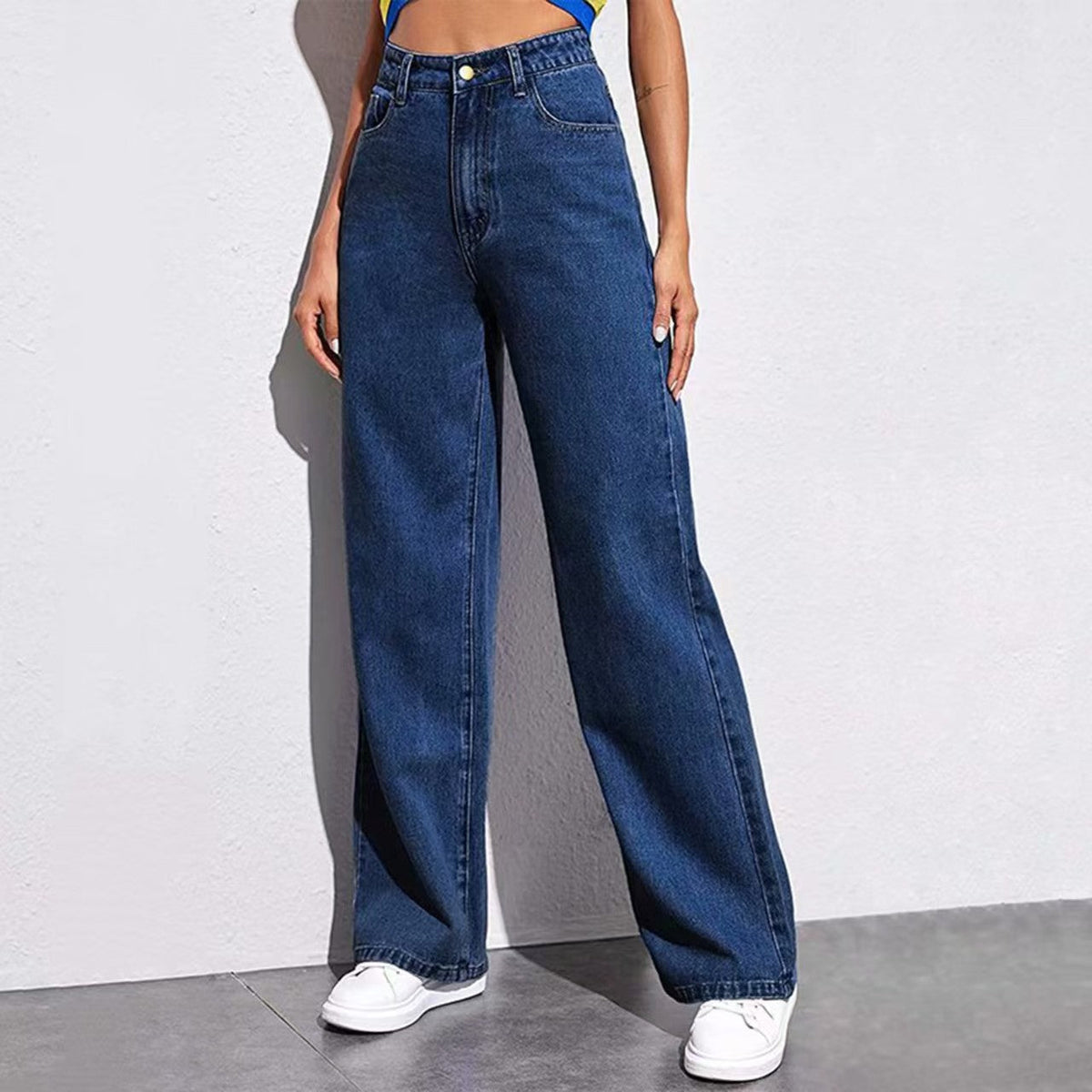 Women's Vintage-Style Wide-Leg Jeans