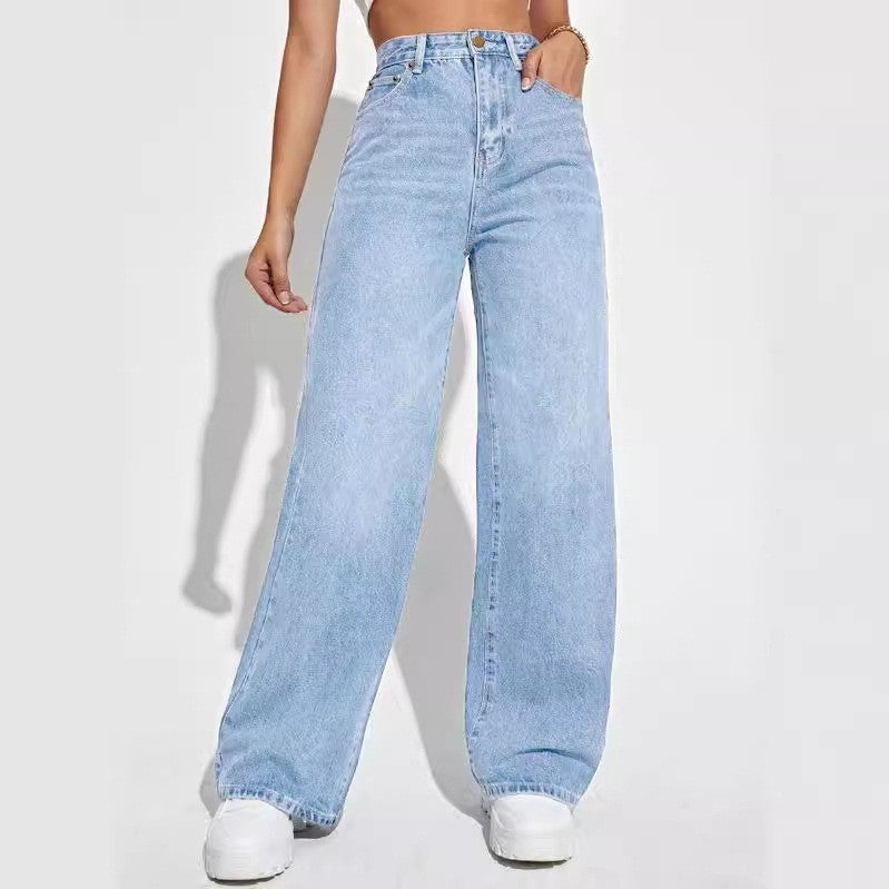 Women's Vintage-Style Wide-Leg Jeans