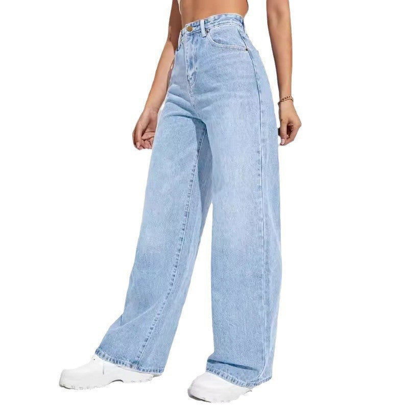 Women's Vintage-Style Wide-Leg Jeans