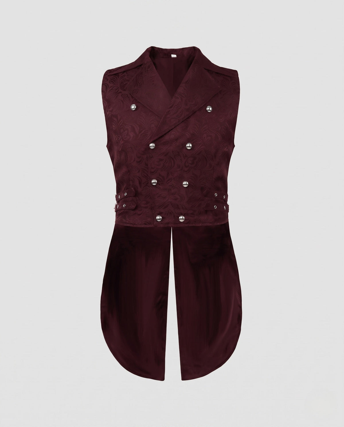Women's Waistcoat with Embellishments and Asymmetrical Cut