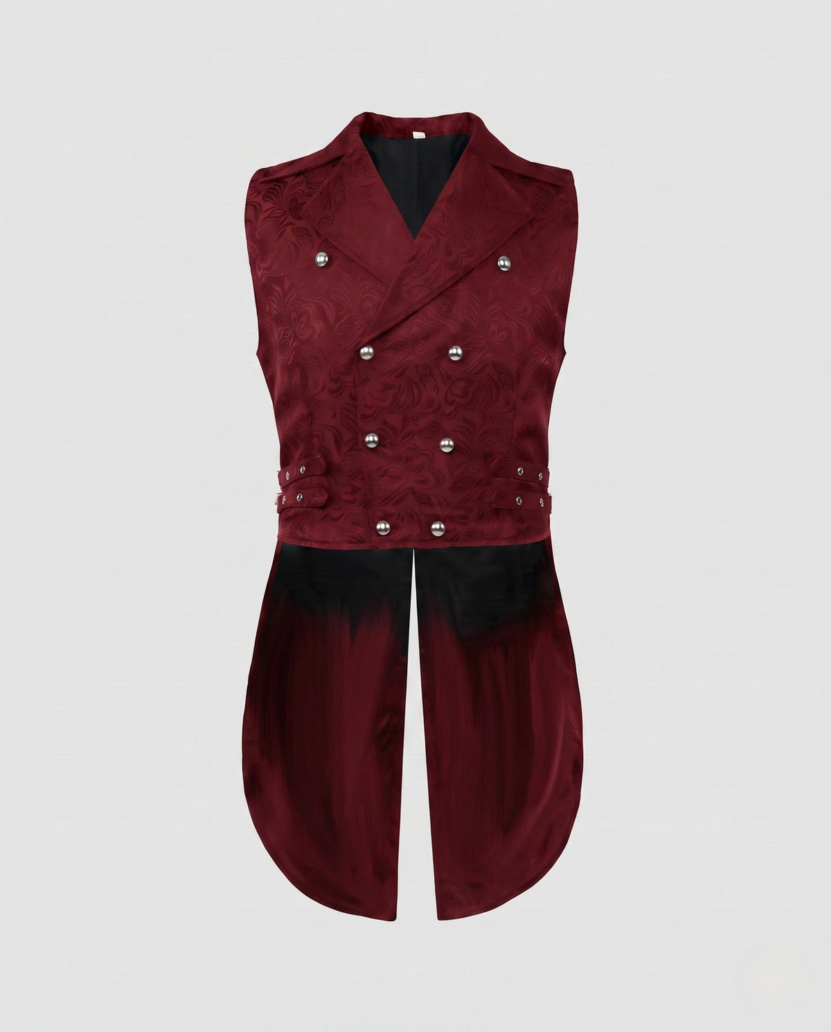 Women's Waistcoat with Embellishments and Asymmetrical Cut
