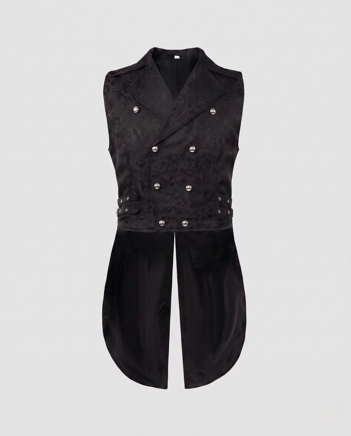 Women's Waistcoat with Embellishments and Asymmetrical Cut