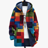 Women's Warm Long Hooded Jacket - Padded Winter Jacket & Long Parka Coat