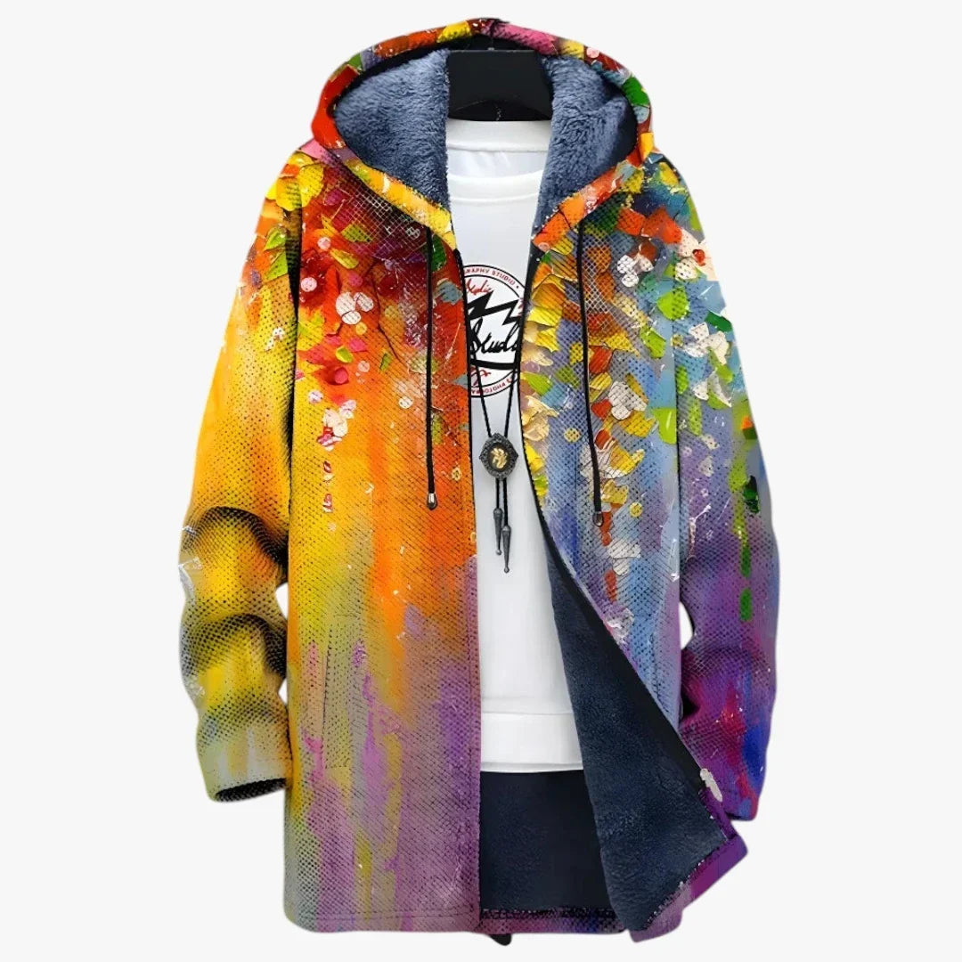 Women's Warm Long Hooded Jacket - Padded Winter Jacket & Long Parka Coat