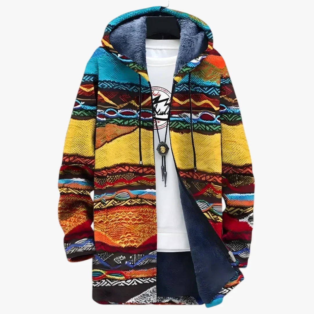 Women's Warm Long Hooded Jacket - Padded Winter Jacket & Long Parka Coat