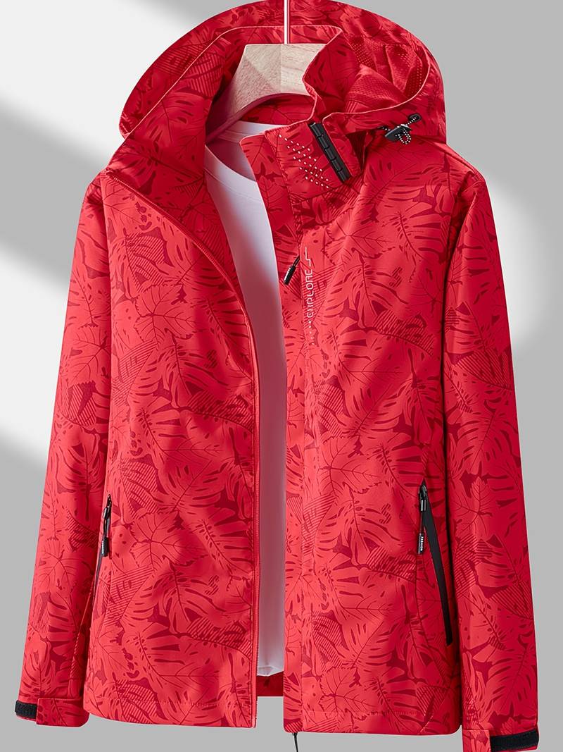 Veste à capuche imperméable et coupe-vent pour femme
