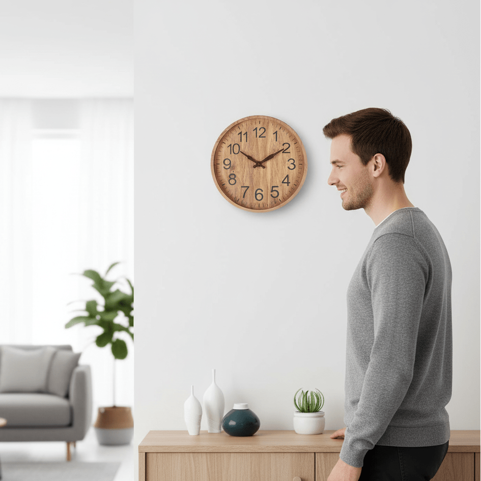 WOODEN CLOCK – Natural Charm for Your Home