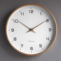 Wooden Wall Clock - Scandinavian Simplicity