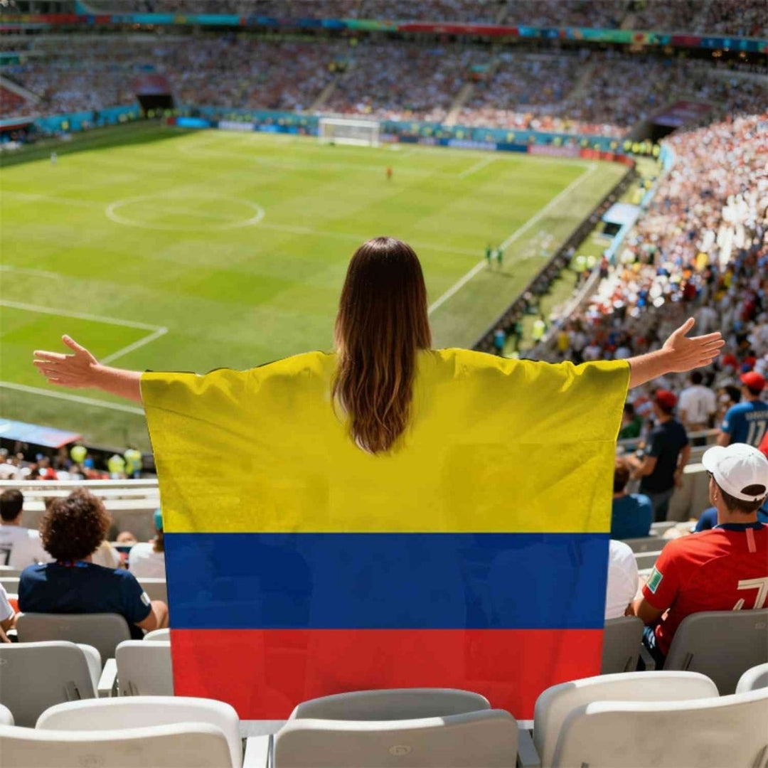 World Cup Flag Lightweight Supporter Cape for Fans