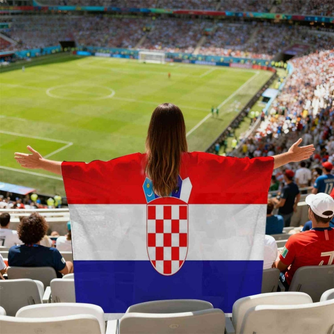 World Cup Flag Lightweight Supporter Cape for Fans