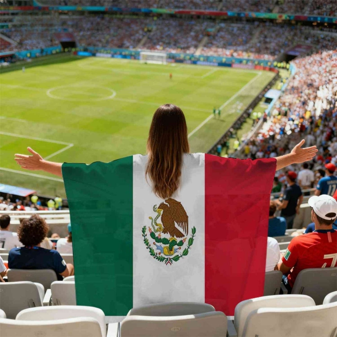 World Cup Flag Lightweight Supporter Cape for Fans