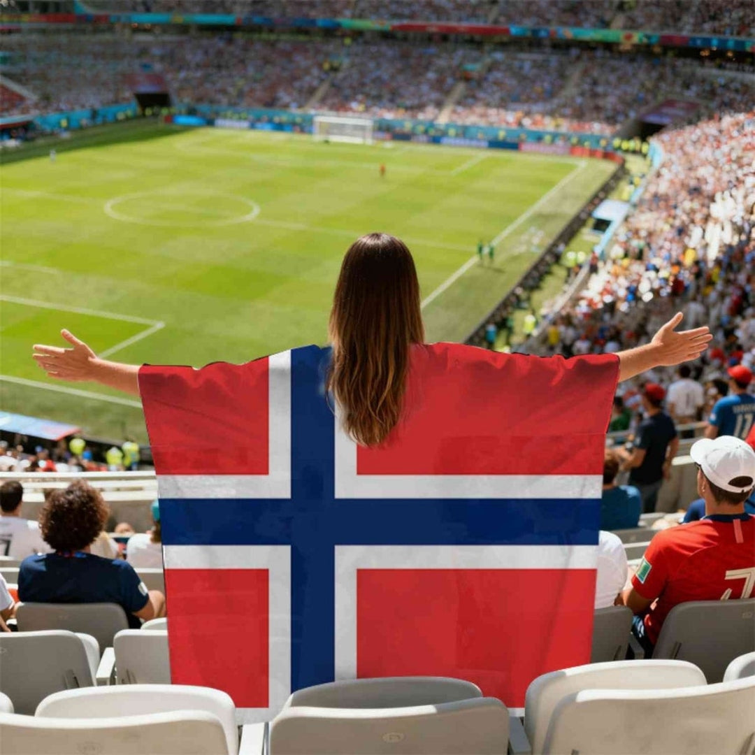 World Cup Flag Lightweight Supporter Cape for Fans