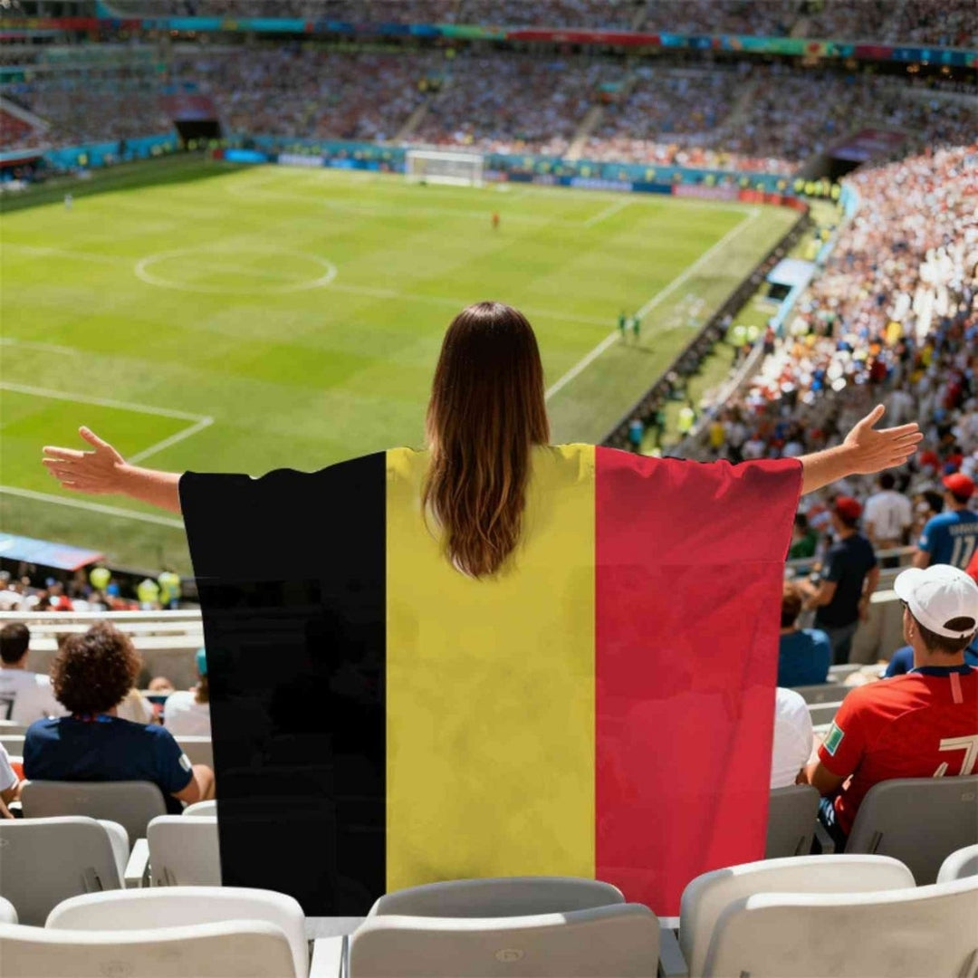 World Cup Flag Lightweight Supporter Cape for Fans