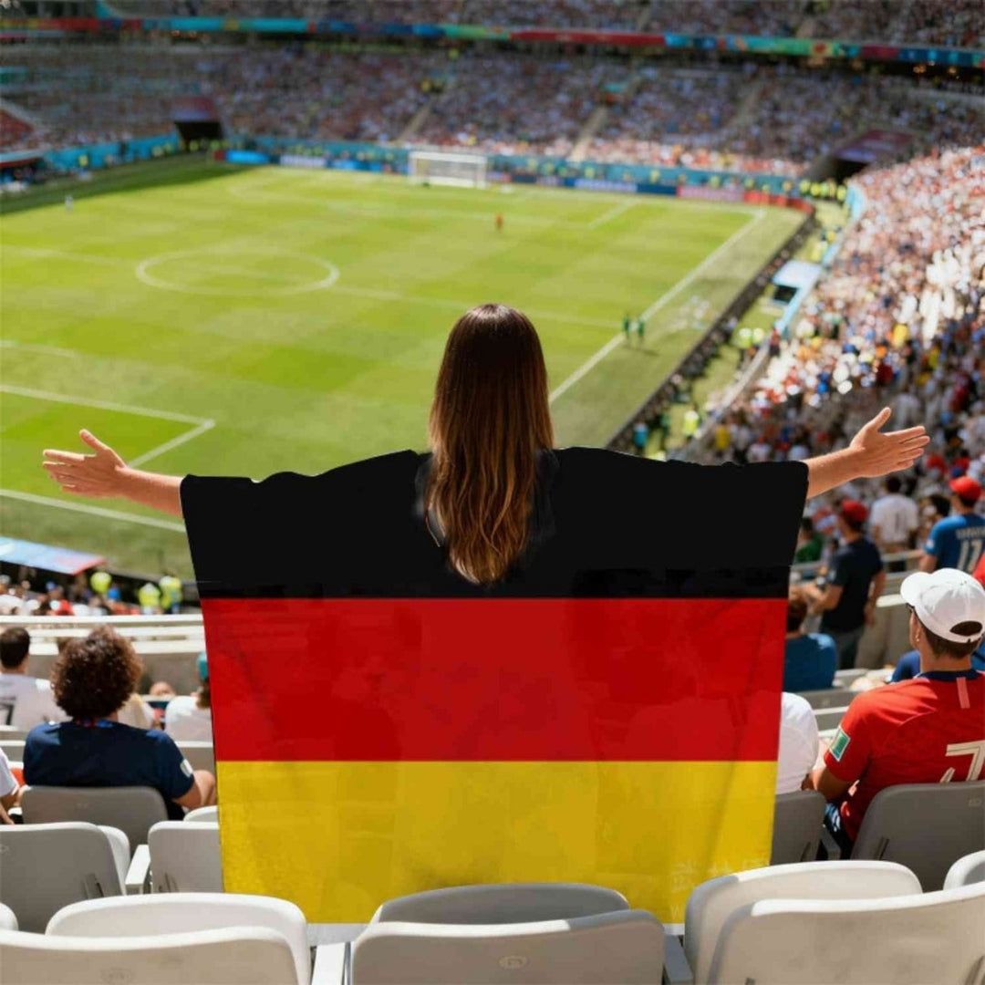 World Cup Flag Lightweight Supporter Cape for Fans