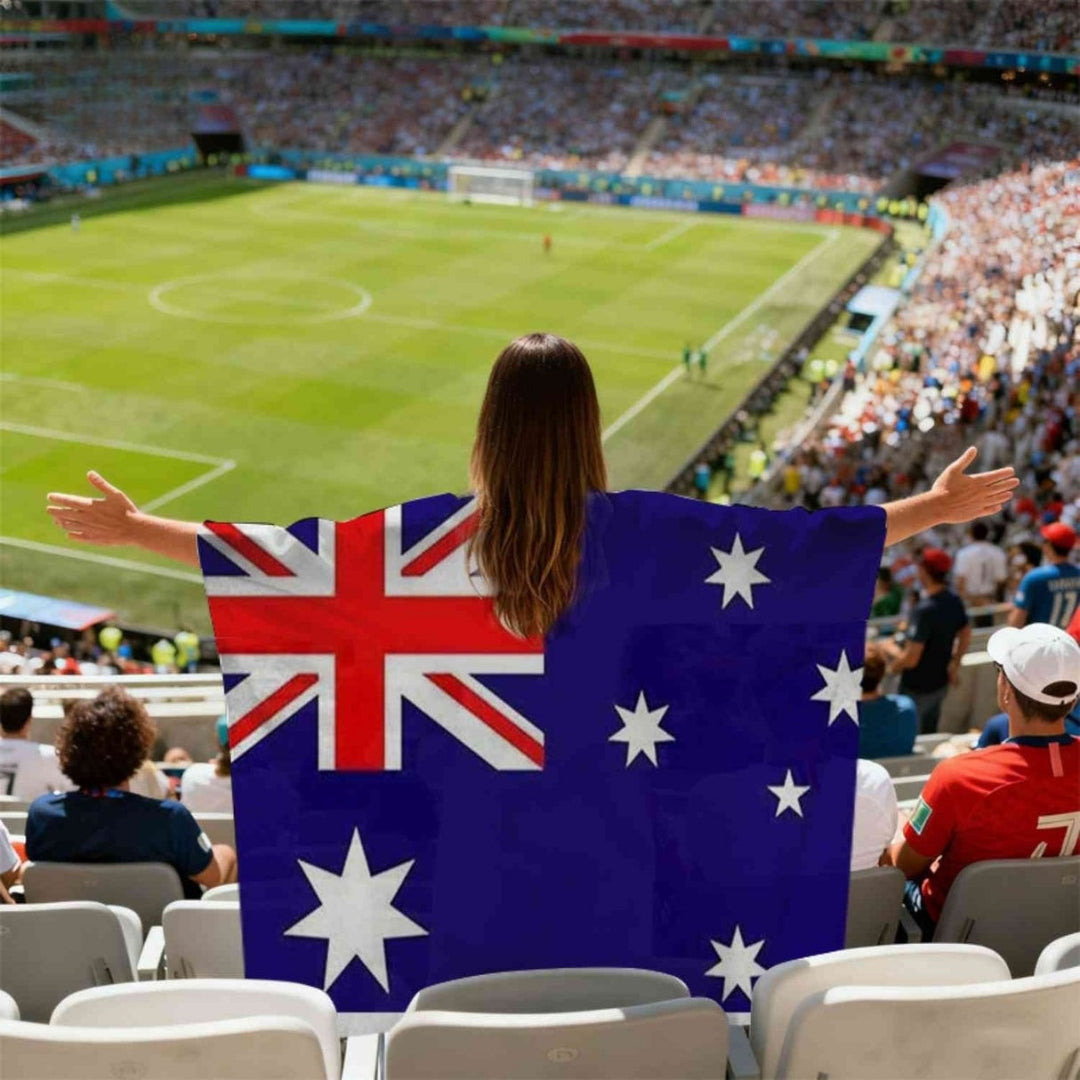 World Cup Flag Lightweight Supporter Cape for Fans