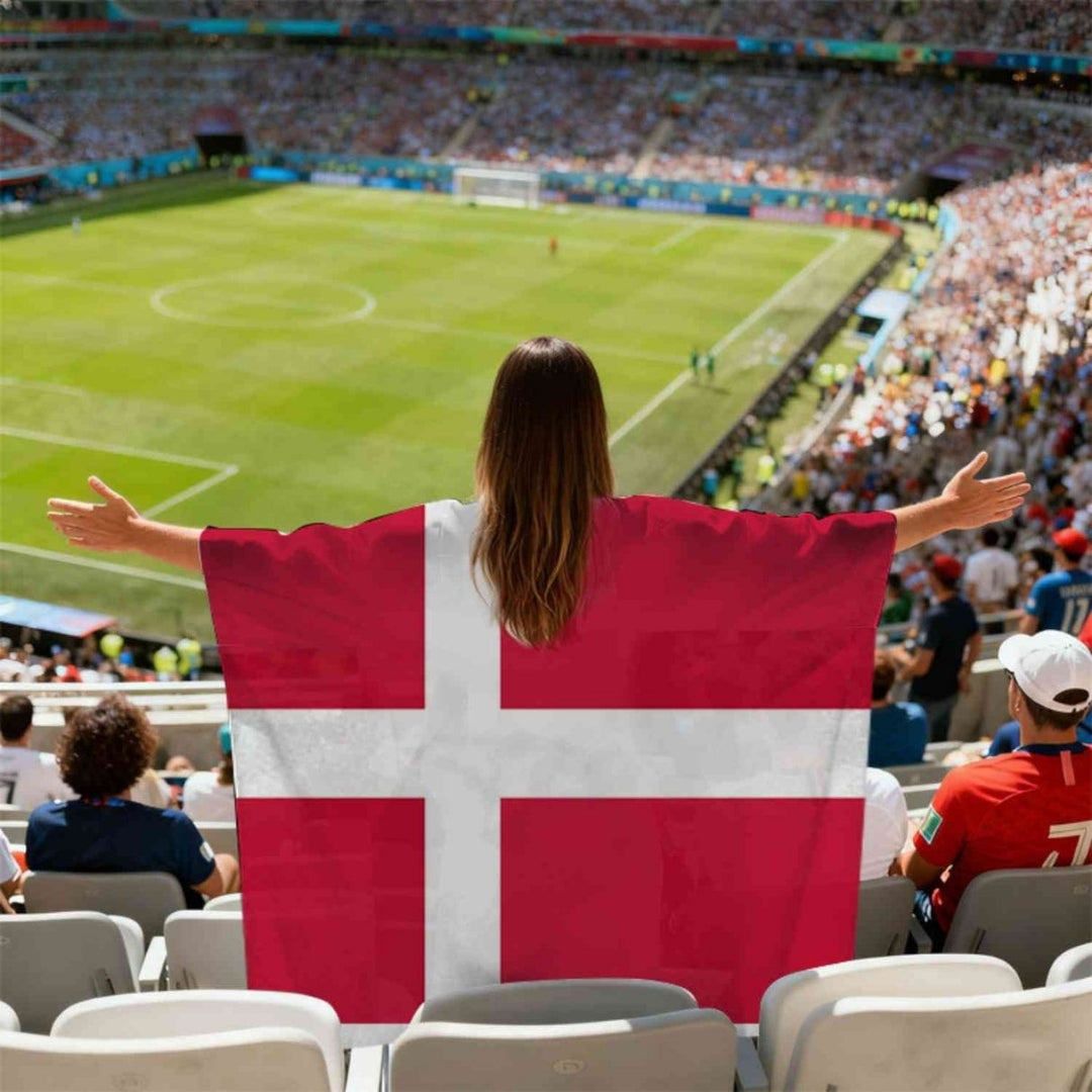 World Cup Flag Lightweight Supporter Cape for Fans