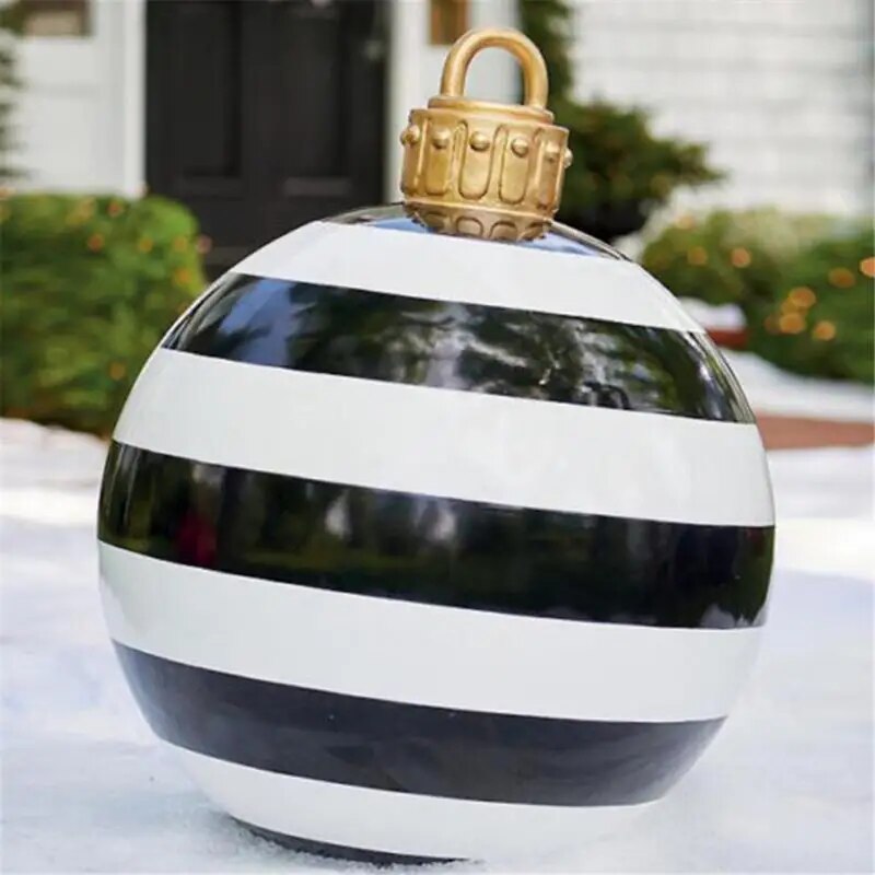 Ornements de Noël XL – boules géantes résistantes aux intempéries pour l’intérieur et l’extérieur