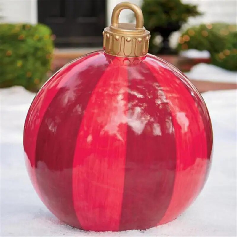 Ornements de Noël XL – boules géantes résistantes aux intempéries pour l’intérieur et l’extérieur