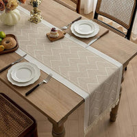 Chemin de Table à Tissage Diamant